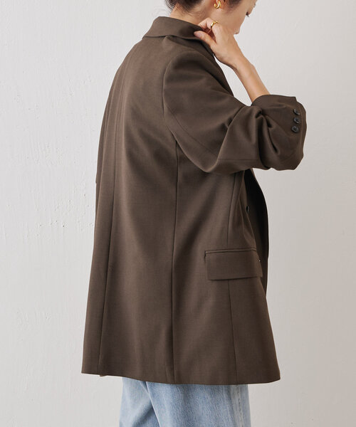 BEARDSLEY（ビアズリー）の「ビッグダブルジャケット（ベスト・レディース・ブラック/ブラウン・FREE）」の11枚目の写真