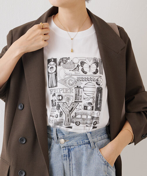 BEARDSLEY（ビアズリー）の「ビッグダブルジャケット（ベスト・レディース・ブラック/ブラウン・FREE）」の9枚目の写真