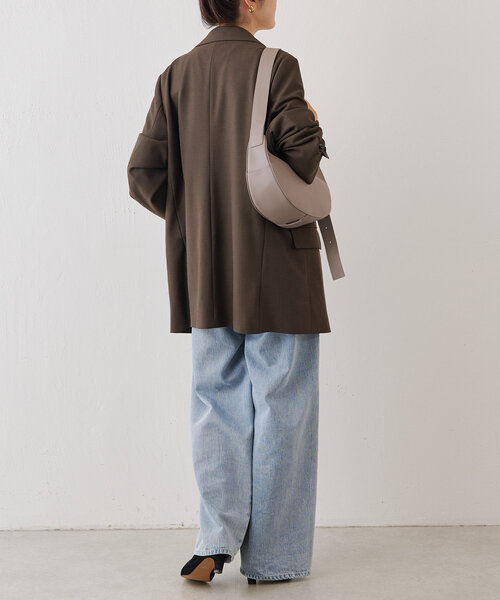 BEARDSLEY（ビアズリー）の「ビッグダブルジャケット（ベスト・レディース・ブラック/ブラウン・FREE）」の5枚目の写真