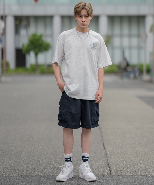 SIDEWAY STANCE（サイドウェイスタンス）の「【SIDEWAY STANCE】ポリワッシャー ワイド ショーツ カーゴパンツ（カーゴパンツ・メンズ・ブラック/カーキ/ネイビー・MEDIUM/LARGE/X-LARGE/SMALL）」の22枚目の写真