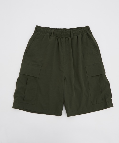SIDEWAY STANCE（サイドウェイスタンス）の「【SIDEWAY STANCE】ポリワッシャー ワイド ショーツ カーゴパンツ（カーゴパンツ・メンズ・ブラック/カーキ/ネイビー・MEDIUM/LARGE/X-LARGE/SMALL）」の17枚目の写真