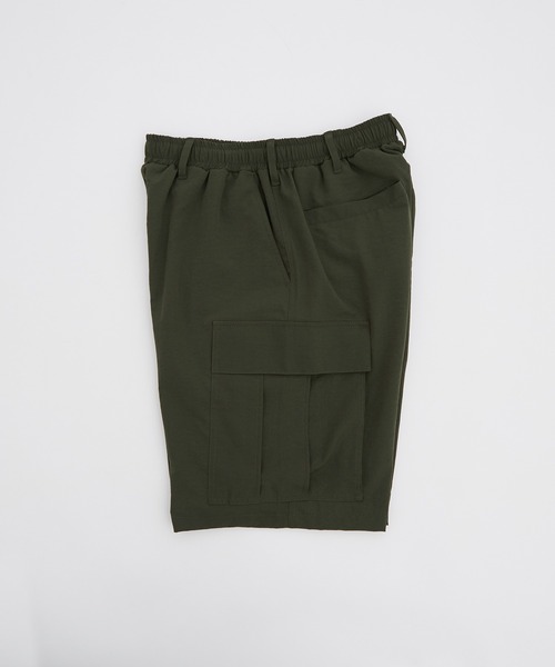 SIDEWAY STANCE（サイドウェイスタンス）の「【SIDEWAY STANCE】ポリワッシャー ワイド ショーツ カーゴパンツ（カーゴパンツ・メンズ・ブラック/カーキ/ネイビー・MEDIUM/LARGE/X-LARGE/SMALL）」の19枚目の写真