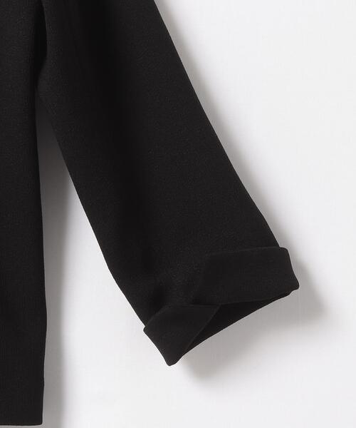 Leilian(レリアン)の「【セットアップ対応商品】ノーカラージャケット【プラス企画】(ノーカラージャケット・レディース・ブラック・13/17)」の4枚目の写真