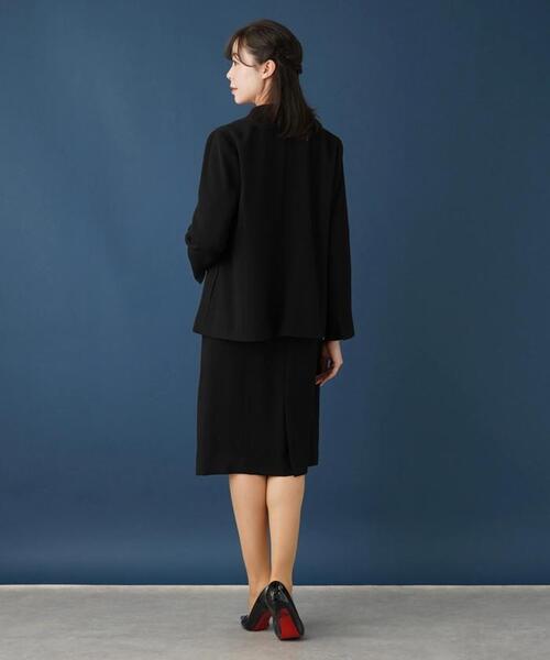 Leilian(レリアン)の「【セットアップ対応商品】ノーカラージャケット【プラス企画】(ノーカラージャケット・レディース・ブラック・13/17)」の9枚目の写真