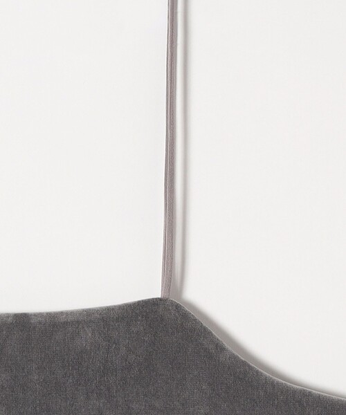 quaranciel(カランシエル)の「quaranciel:〈手洗い可能〉フロッキー ペプラム キャミソール(キャミソール・レディース・ブラック/グレー・ONE SIZE)」の16枚目の写真