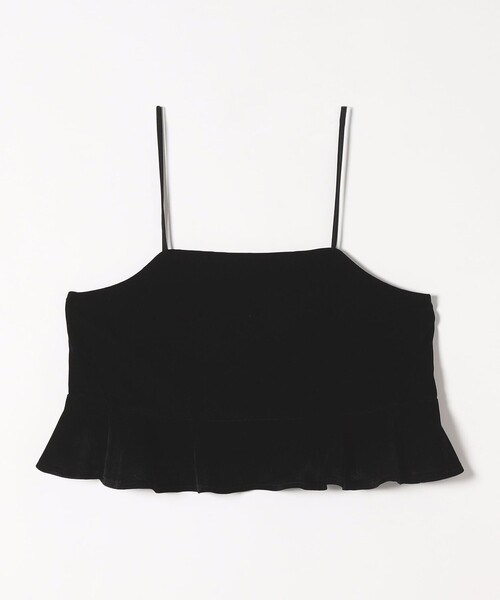 quaranciel(カランシエル)の「quaranciel:〈手洗い可能〉フロッキー ペプラム キャミソール(キャミソール・レディース・ブラック/グレー・ONE SIZE)」の17枚目の写真