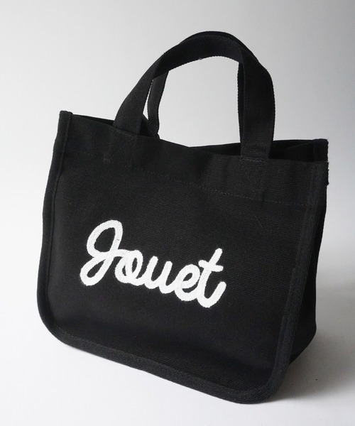 Jouet(ジョエット)の「【JOUET / ジョエット】 バリエーション ロゴ ランチトート(トートバッグ・レディース・ネイビー/ブラック/アイボリー/ライトピンク/オレンジ/ミント・FREE)」の3枚目の写真
