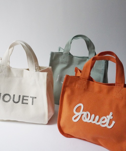 Jouet(ジョエット)の「【JOUET / ジョエット】 バリエーション ロゴ ランチトート(トートバッグ・レディース・ネイビー/ブラック/アイボリー/ライトピンク/オレンジ/ミント・FREE)」の15枚目の写真