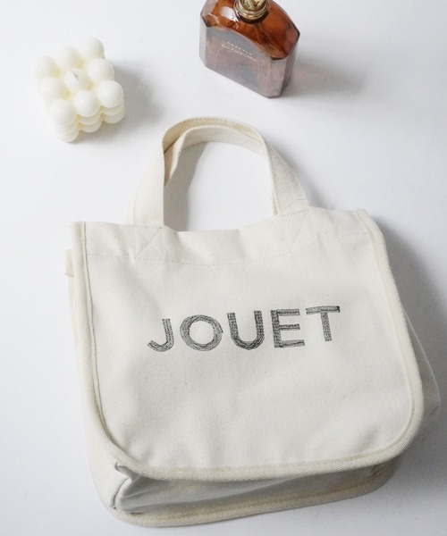 Jouet(ジョエット)の「【JOUET / ジョエット】 バリエーション ロゴ ランチトート(トートバッグ・レディース・ネイビー/ブラック/アイボリー/ライトピンク/オレンジ/ミント・FREE)」の20枚目の写真
