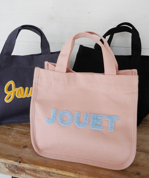 Jouet(ジョエット)の「【JOUET / ジョエット】 バリエーション ロゴ ランチトート(トートバッグ・レディース・ネイビー/ブラック/アイボリー/ライトピンク/オレンジ/ミント・FREE)」の22枚目の写真
