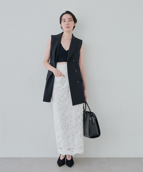 Whim Gazette（ウィムガゼット）の「レーススカート（スカート）」 - WEAR