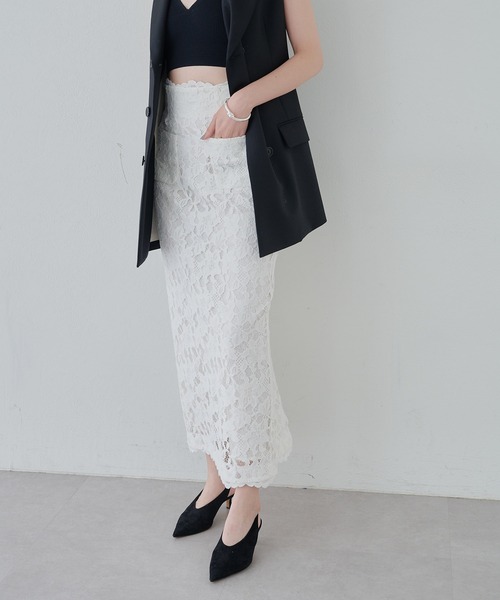 Whim Gazette（ウィムガゼット）の「レーススカート（スカート）」 - WEAR