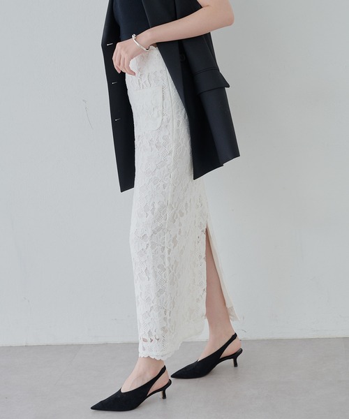 Whim Gazette（ウィムガゼット）の「レーススカート（スカート）」 - WEAR