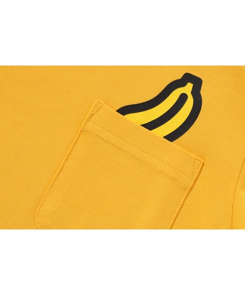 A BATHING APE(アベイシングエイプ)の「BABY MILO BANANA POCKET TEE(Tシャツ/カットソー・キッズ・ブルー/イエロー・100/90/130/110/120/140)」の3枚目の写真