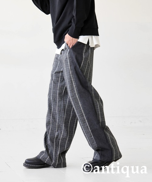 antiqua(アンティカ)の「切替デザインパンツ(その他パンツ・レディース・インディゴブルー/ブラック・R/P)」の18枚目の写真
