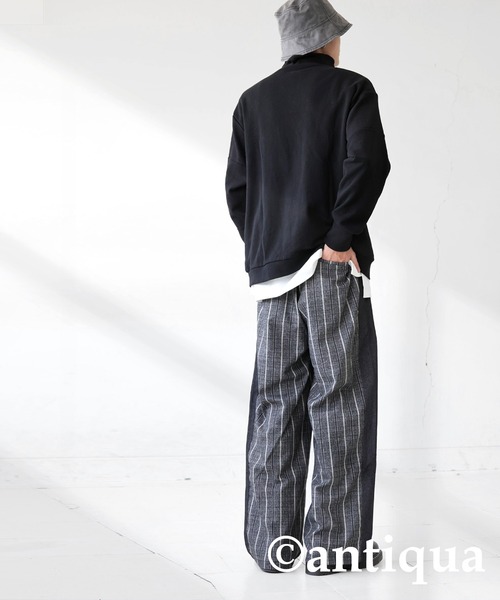 antiqua(アンティカ)の「切替デザインパンツ(その他パンツ・レディース・インディゴブルー/ブラック・R/P)」の19枚目の写真