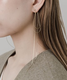 SMELLY | チェーンループロングピアス(ピアス（両耳用）)