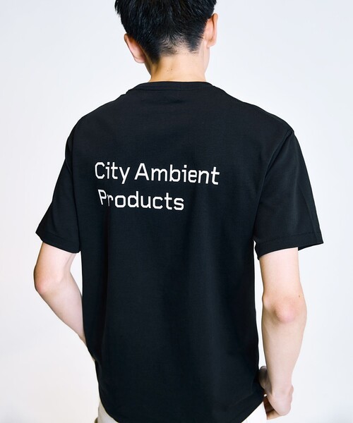 City Ambient Products(シティアンビエントプロダクツ)の「City Ambient Products: スタンダード ロゴ プリント Tシャツ(Tシャツ/カットソー・メンズ・ブラック/ホワイト系/ダークグレー/ホワイト/ブルー/レッド・X-LARGE/LARGE/MEDIUM/SMALL)」の16枚目の写真