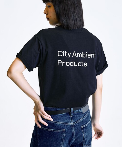 City Ambient Products(シティアンビエントプロダクツ)の「City Ambient Products: スタンダード ロゴ プリント Tシャツ(Tシャツ/カットソー・メンズ・ブラック/ホワイト系/ダークグレー/ホワイト/ブルー/レッド・X-LARGE/LARGE/MEDIUM/SMALL)」の18枚目の写真