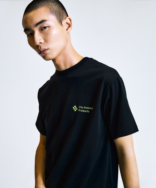 City Ambient Products(シティアンビエントプロダクツ)の「City Ambient Products: スタンダード ロゴ プリント Tシャツ(Tシャツ/カットソー・メンズ・ブラック/ホワイト系/ダークグレー/ホワイト/ブルー/レッド・X-LARGE/LARGE/MEDIUM/SMALL)」の20枚目の写真