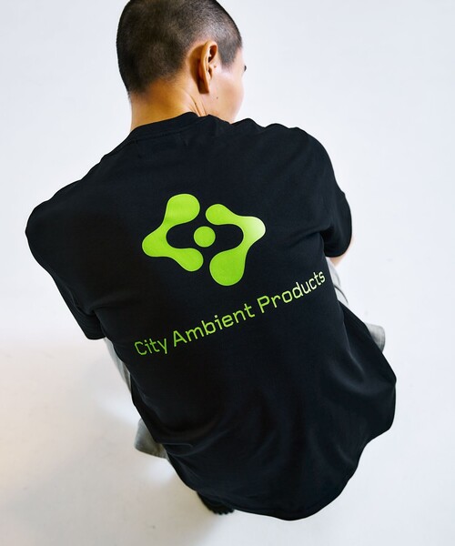City Ambient Products(シティアンビエントプロダクツ)の「City Ambient Products: スタンダード ロゴ プリント Tシャツ(Tシャツ/カットソー・メンズ・ブラック/ホワイト系/ダークグレー/ホワイト/ブルー/レッド・X-LARGE/LARGE/MEDIUM/SMALL)」の21枚目の写真
