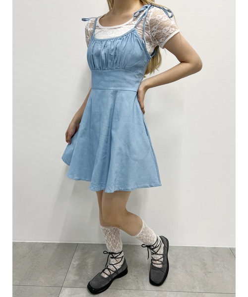 PHILLY(フィリー)の「【PHILLY】デニムフレアワンピース(ワンピース・レディース・インディゴブルー/ライトインディゴブルー・FREE)」の15枚目の写真