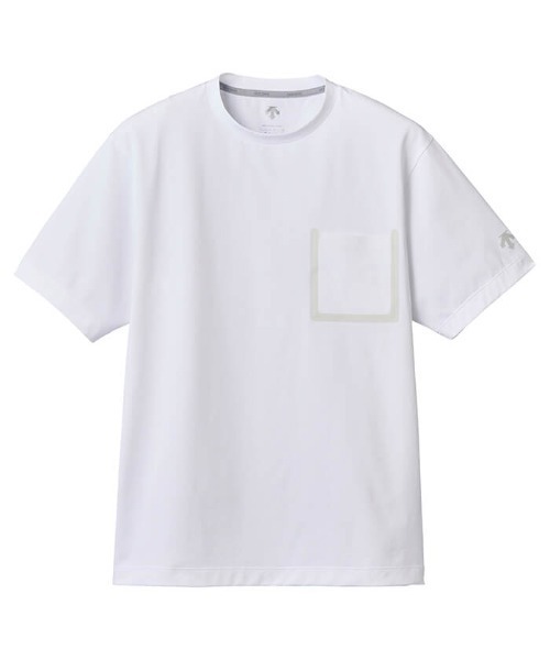 DESCENTE（デサント）の「【SPORTS STYLE】TOUGH ベーシックハーフスリーブTシャツ（Tシャツ/カットソー・メンズ・ブルー/ブラック/ホワイト・M/L/S/XL）」の2枚目の写真