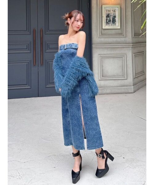 EATME（イートミー）の「フェザーニットカーディガン（カーディガン/ボレロ・レディース・アイボリー/ブラック/ネイビー/ラベンダー・FREE）」の13枚目の写真