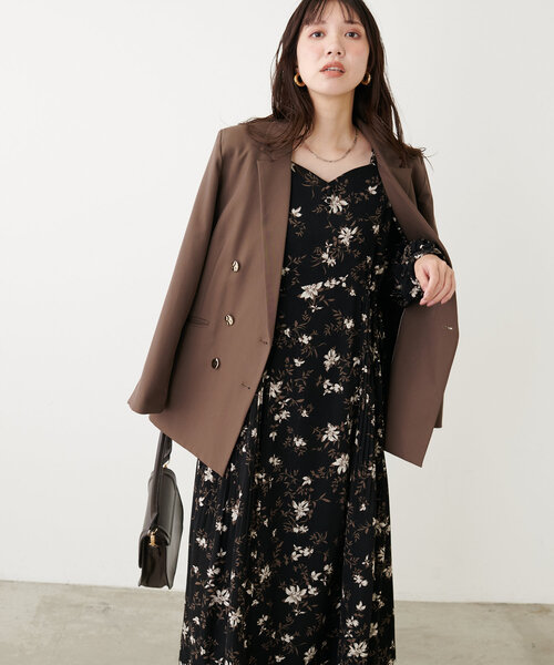 natural couture(ナチュラルクチュール)の「【canami】ハートネック両サイドプリーツワンピース(ワンピース・レディース・その他2/その他1/ネイビー/その他3/ボルドー/ピンク・FREE)」の22枚目の写真