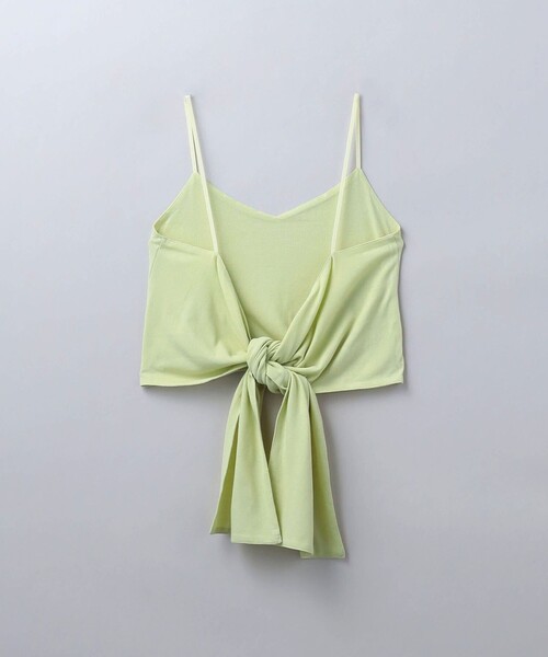 6(ロク)の「<6(ROKU)>コットン リブ キャミソール(キャミソール・レディース・ベージュ/ライム・FREE)」の10枚目の写真