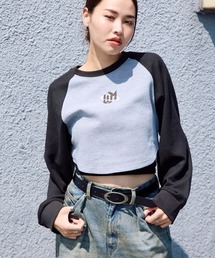 PAGEBOY | PBLIM/ワッフルラグランロンT(Tシャツ/カットソー)