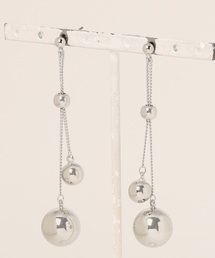 YECCA VECCA | メタルボールスライドピアス(ピアス（両耳用）)