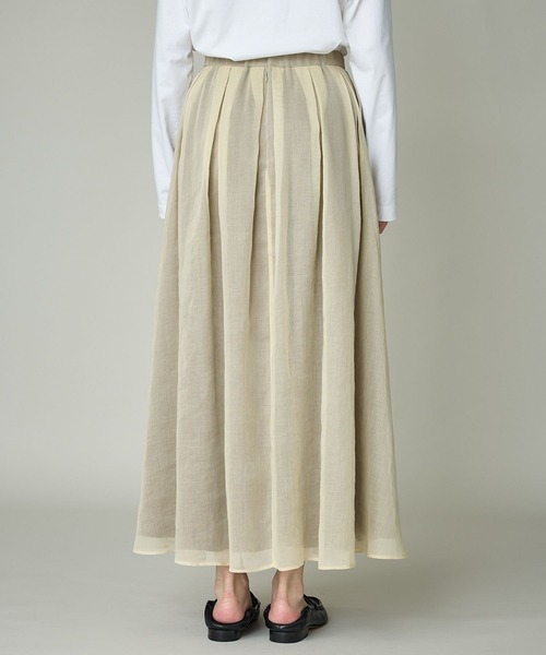 Curensology（カレンソロジー）の「Curensology(カレンソロジー)/オーガンジータックスカート（スカート・レディース・アイボリー/ブラック・FREE）」の15枚目の写真