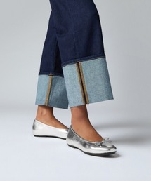 fitflop | 【fitflop/フィットフロップ】DELICATO BOW SOFT METALLIC-LEATHER BALLET FLATS シューズ(バレエシューズ)