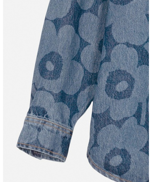 限定 marimekko Maridenim Unikko デニムシャツ 46ETRE TOKYO