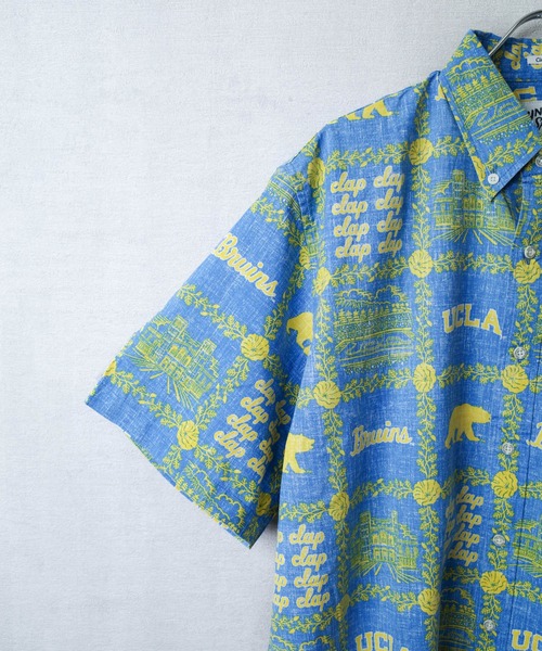 reyn spooner（レインスプーナー）の「【T4】【REYN SPOONER / レインスプーナー】UCLA  FRONT BUTTON SHIRT（シャツ/ブラウス・メンズ・ブルー・SMALL/LARGE）」の14枚目の写真