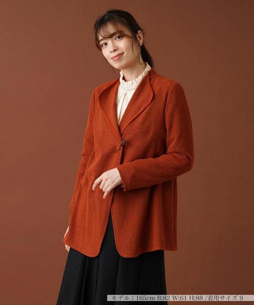 【セール】キルトピンニットジャケット【BONOTTO】（テーラードジャケット）｜en recre（アンレクレ）