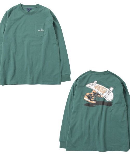 【NAUTICA】送料・関税込★レターロゴティー NAUTICA】送料・関税込☆レターロゴティー (NAUTICA/Tシャツ