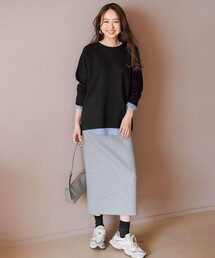 【新色追加】BEAUTY FORM JERSEY Iラインスカート