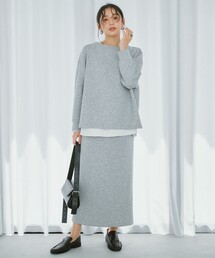 【新色追加】BEAUTY FORM JERSEY Iラインスカート