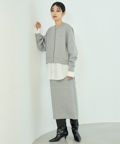 BEAUTY FORM JERSEY Iラインスカート（スカート）｜UNFILO（アンフィーロ） mdprevattcaulkingandwaterproofing.com