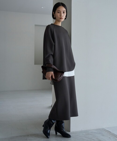 BEAUTY FORM JERSEY Iラインスカート（スカート）｜UNFILO（アンフィーロ） mdprevattcaulkingandwaterproofing.com