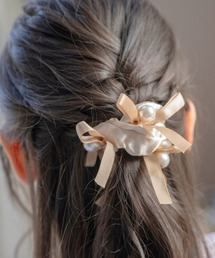 Catherine Cottage | 【ZOZO限定】パールリボンサテンシュシュ(シュシュ)