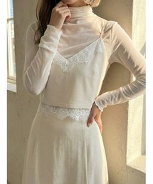 Edit Sheen（エディットシーン）の「レース重ねビスチェ（キャミソール）」