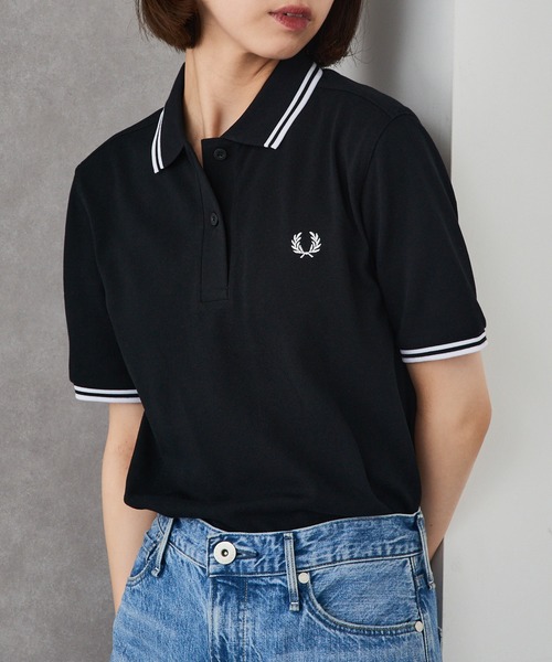 FRED PERRY ポロシャツ ブラック FRED PERRY ポロシャツ 限定展開 PERRY/フレッドペリー The Fred