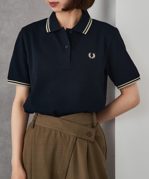 FRED PERRY/ベルト付きプリーツポロシャツ FRED PERRY/ベルト付きプリーツポロシャツ ポロシャツの通販