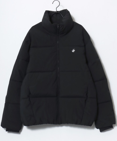 BEVERLY HILLS POLO CLUB（ビバリーヒルズポロクラブ）の「BEVERLY HILLS POLO CLUB/ビバリーヒルズポロクラブ Puffer Jacket/防風 撥水 オーバーサイズ 中綿 ファイバーダウン パファージャケット/キルティングアウター/レディース メンズ（ダウンジャケット/コート・レディース・オフホワイト/ブラック/チャコール/ブラック系その他/ベージュ系その他/ホワイト系その他・M/L/LL）」の10枚目の写真
