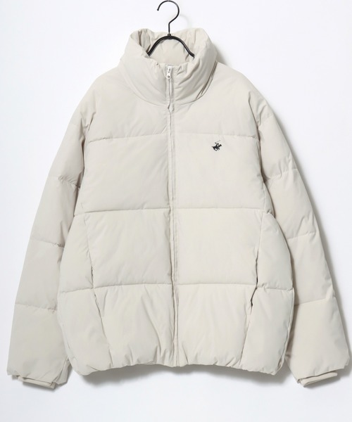 BEVERLY HILLS POLO CLUB（ビバリーヒルズポロクラブ）の「BEVERLY HILLS POLO CLUB/ビバリーヒルズポロクラブ Puffer Jacket/防風 撥水 オーバーサイズ 中綿 ファイバーダウン パファージャケット/キルティングアウター/レディース メンズ（ダウンジャケット/コート・レディース・オフホワイト/ブラック/チャコール/ブラック系その他/ベージュ系その他/ホワイト系その他・M/L/LL）」の8枚目の写真