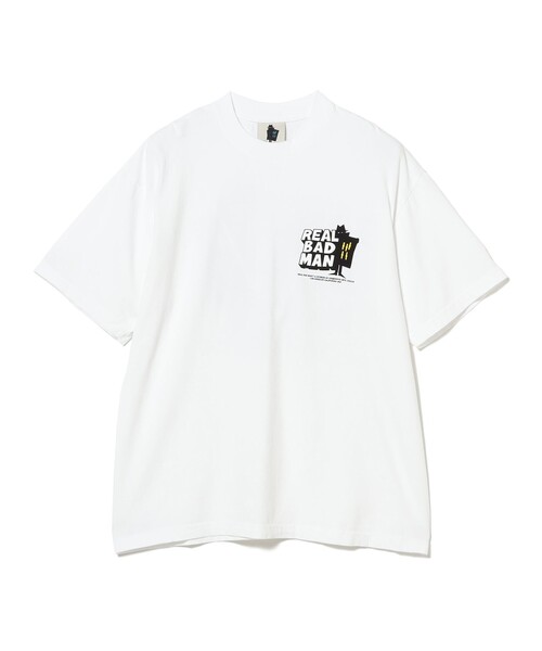 REAL BAD MAN（リアルバッドマン）の「REAL BAD MAN / Classic T Shirt（Tシャツ/カットソー・メンズ・ホワイト/ピンク・XX-LARGE/MEDIUM/LARGE/X-LARGE）」の3枚目の写真