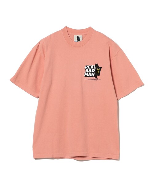 REAL BAD MAN（リアルバッドマン）の「REAL BAD MAN / Classic T Shirt（Tシャツ/カットソー・メンズ・ホワイト/ピンク・XX-LARGE/MEDIUM/LARGE/X-LARGE）」の6枚目の写真